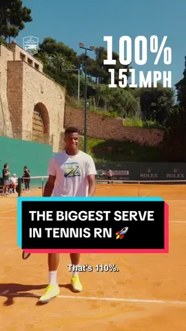 0 to 100 real quick 😳 Which % could you return up to? #tennistv #tennis #sports #rolexmontecarlomasters #montecarlo #tennisserve #0to100 @Rolex Monte-Carlo Masters 