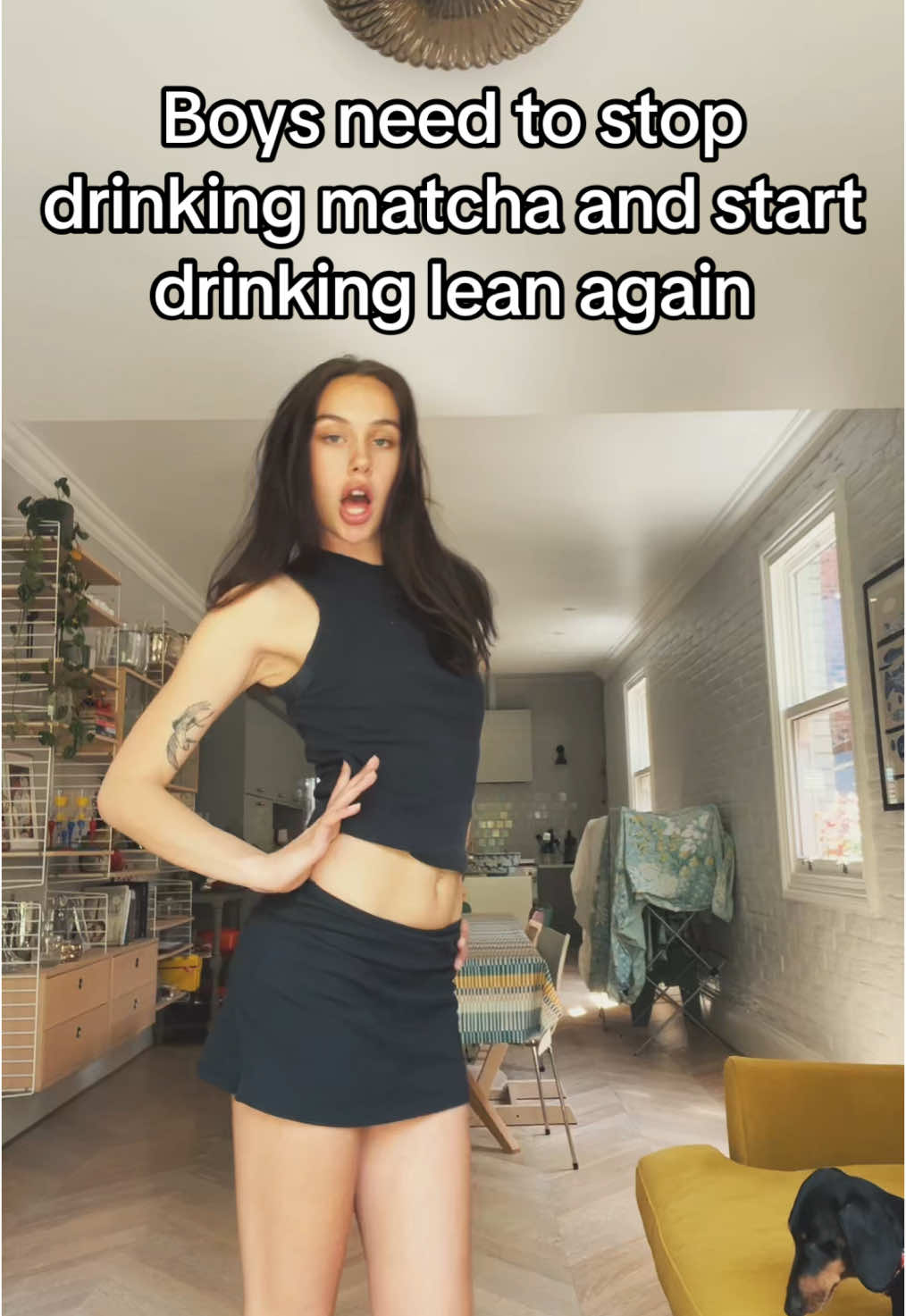 There's a matcha shortage leave it to the girls #matcha #boys #lana #tumblr #meme 