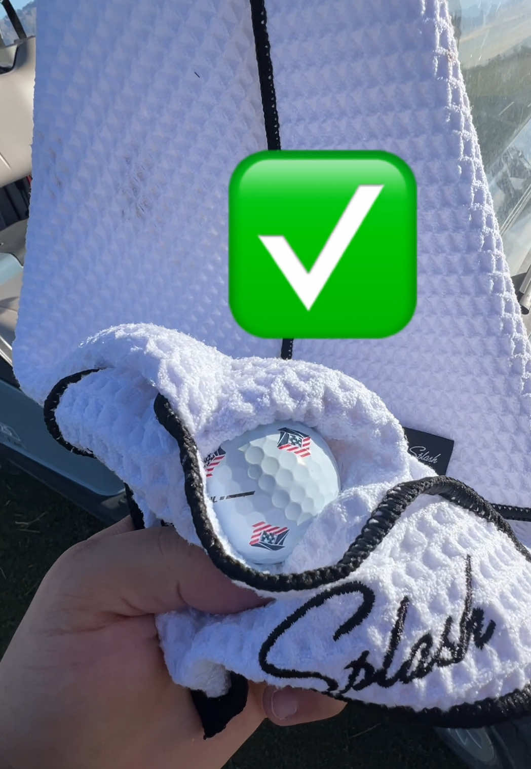 We just released a MAGNETIC GOLF TOWEL 👀 #golftiktok #golftowel #golfaccessories #golfproducts Designed for golfers, this innovative towel features a unique microfiber pocket and hidden magnet making it the perfect tool to attach to your golf bag! #caddysplash 