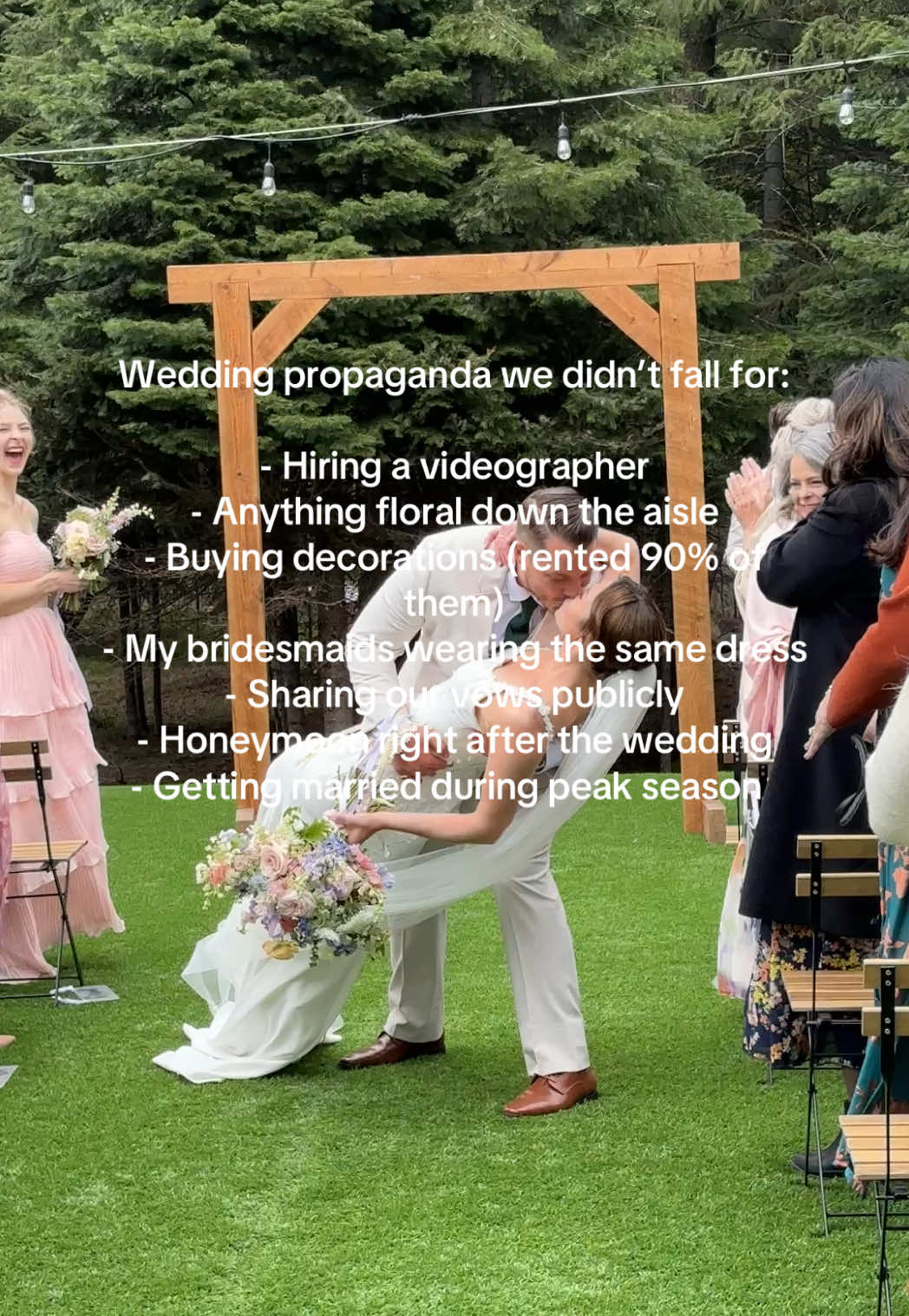 Wedding propaganda is REAL LOL #weddingtiktok #2025bride #wedding #springwedding #weddingday 