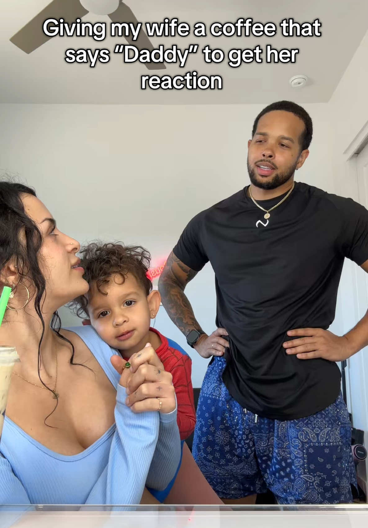 I think my son came in for the save 🙏🏽 @TajLockedin @Boushra 🌸 #tajandb #relationships #tajandboushra #tiktokcouples #couplegoals 