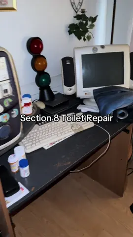Fixing my Section 8 Tenant toilet on the fly #section8 #landlord #slumlord 