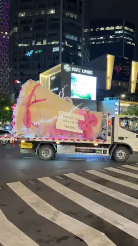 haha, 520 bông hoa, giao bằng xe tải #hangzhou 