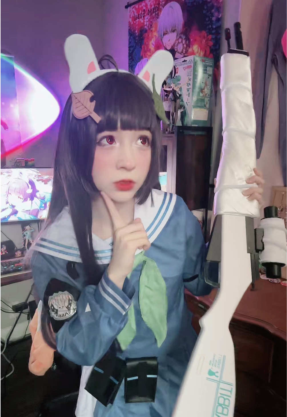 hehehhehehe #bluearchive #miyu #cosplay 