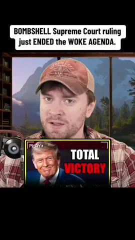 BOMBSHELL Supreme Court ruling just ENDED the WOKE AGENDA.  #news #fyp #fouryou #trending #viral #suprem 