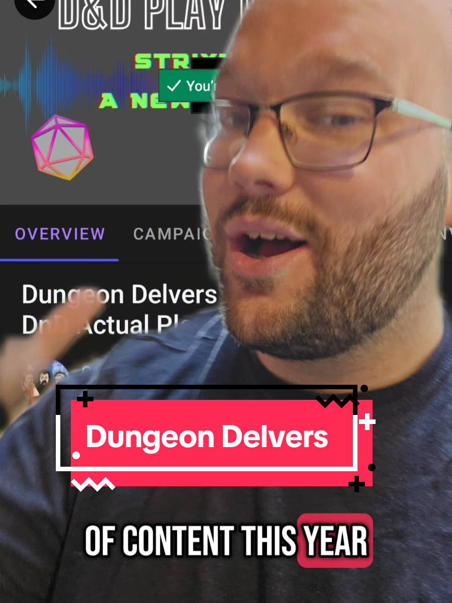 @Dungeon Delvers is only $20 away from unlocking their first Stretch Goal! Please go and support these passionate creators ❤️ #dndactualplay #dndpodcast #dndcreator #dungeonsanddragons #dndtok #dndcommunity #ttrpgcommunity  #greenscreen 