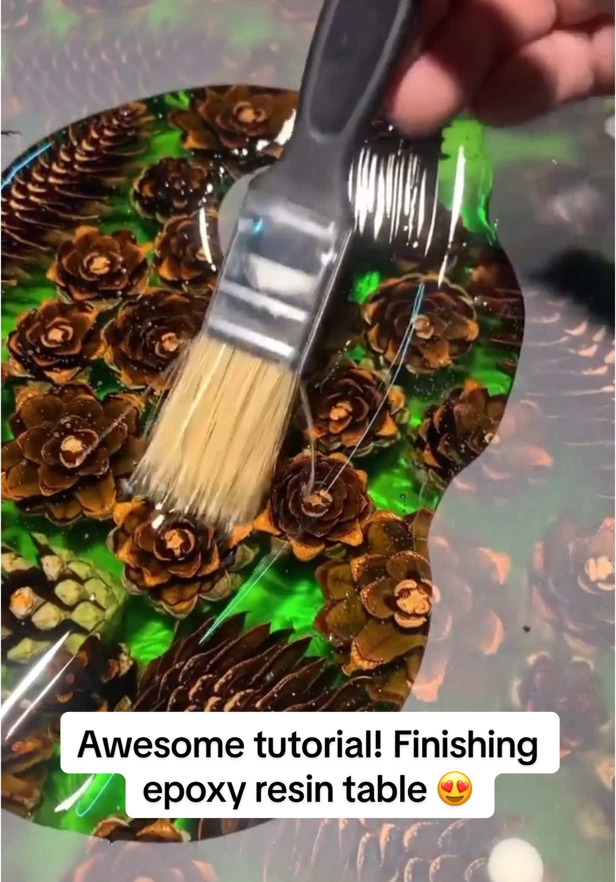 Awesome tutorial! Finishing epoxy resin table 😍 by @vikingwoodpro 🤩 rate 1-10 this work - - -#resinepoxy #epoxywood #resinwood #epoxyresin #epoxyart #epoxytable #resintable #resincraft