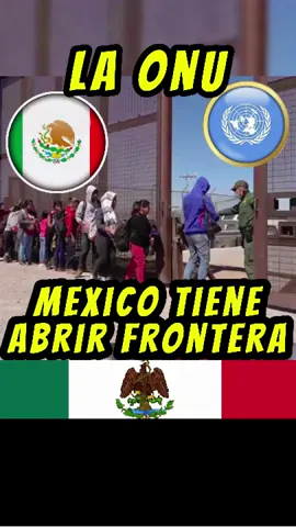 La ONU exige a México abrir sus fronteras a todos los migrantes #mexico #noticiasméxico #noticias #news #noticiasdemexico #noticiasmexico #claudiasheimbaum #donaldtrump #ejercitomexicano #estadosunidos🇺🇸 #vladimirputin👑 #trump #news #putin #noticias #mexico