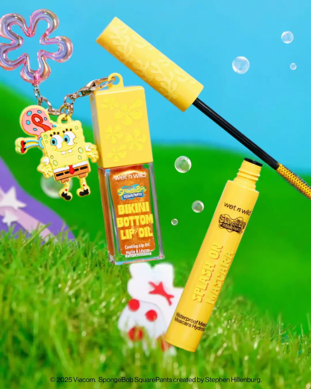 Serve looks with a full set of eye, face, lip, and body faves inspired by SpongeBob himself! This collection isn’t just pretty—it’s absorbent and beautiful and porous, is he.⁠ ⁠ Available NOW: @walmart wetnwildbeauty.com ⁠ Coming soon: @ultabeauty @walgreens @amazon @target ⁠ Coming later this year: @cvs_pharmacy