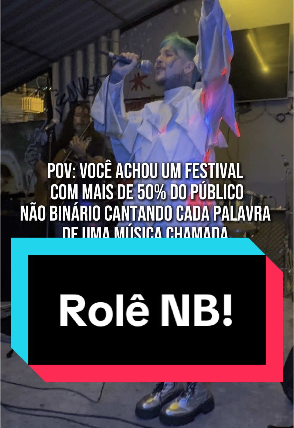 O rolê NB tá acontecendo. 🏳️‍⚧️ Além de “Padrão Que Não É Seu”, ouça hoje “Prazer, NB” em todas as plataformas digitais. Pros NB de plantão, esse sábado, dia 24/05/2025 terá o próximo @encontronb_rj na Quinta da Boa Vista! 💛💜🤍🖤 #naobinario #rockbr #musicabrasileira #cantor