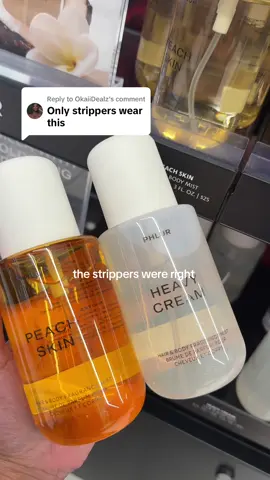 Replying to @OkaiiDealz 🤷🏽‍♀️ #phlur #phlurpeachesandcream #peachskin #heavycream #peachesandcream #stripper #fragrance #perfumetiktok #perfumetok #fragrancetiktok #smellgood #fyp #tiktokshop @Phlur Fragrances 