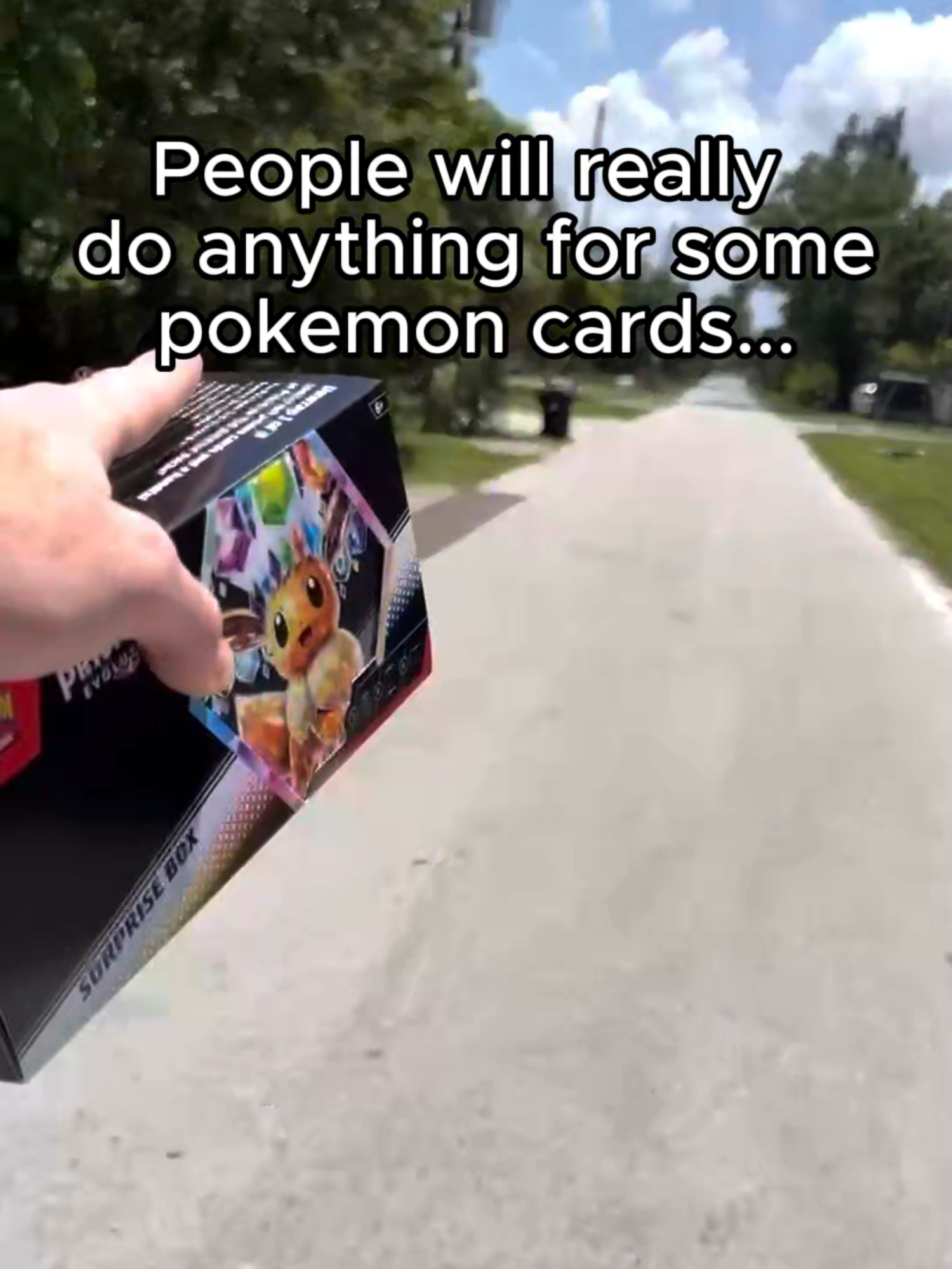 People will really do anything for some pokemon cards 😡💀 #pokemon #prismaticevolutions #pokemonmemes #pokemonmeme #pokemontcg