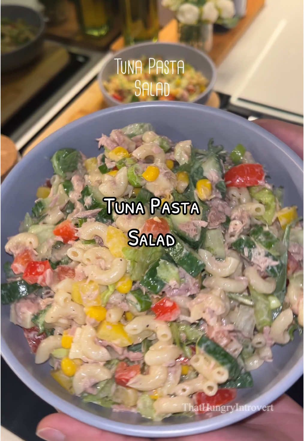 You guys want a chicken salad recipe next time? 😁 #salad #summersalad #tunasalad #healthysalad #saladrecipe #Recipe #easymeal #recipe #mealideas #saladseries #saladideas 