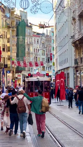 🛣️ İstiklal Street Visiting Tips 1. Go Early or Late 	•	Morning: Quieter and perfect for photos or a peaceful stroll. 	•	Evening: Lively with street performers, open shops, and restaurants—great for people-watching. 2. Ride the Nostalgic Tram 	•	Hop on the red heritage tram that runs from Tünel to Taksim Square. It’s iconic and gives a fun break from walking. 3. Explore Side Streets 	•	Don’t just stay on the main avenue—peek into Çiçek Pasajı, Nevizade Street, and Asmalımescit for hidden cafes, bars, and old architecture. 4. Try Local Eats 	•	Grab a simit (Turkish bagel), midye dolma (stuffed mussels), or döner from street vendors. 	•	Sit down for Turkish coffee or a meze platter at a rooftop spot for views of Beyoğlu. 5. Enjoy the Music & Art 	•	Street musicians and pop-up art shows are common. İstiklal is full of cultural energy, day and night. 6. Combine With Nearby Sights 	•	Visit Galata Tower, Pera Museum, or take a quick walk to Karaköy or Cihangir neighborhoods. Please hit the button like , follow for more  #i̇stanbul  #стамбул  #κωνσταντινούπολη  #türkiye  #turkey #اسطنبول  #استانبول  #Estanbul #イスタンブール #travelgram  #istanbullovers  #visitistanbul #istanbulcity #istanbultravel #traveling  #adventure  #exploretheworld #traveladdict  #TaksimTram  #nostalgictram  #IstanbulVibes  #VisitIstanbul  #TravelTurkey  #HistoricRide  #RedTram  #ExploreIstanbul  #CityVibes  #CulturalJourney  #timetravelfeels 