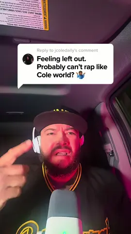Rap like J Cole? Let’s get it then. #jcole #coleworld #raplike #rap #rapper #jcoletok #jcolefans #jcoledaily #barz 