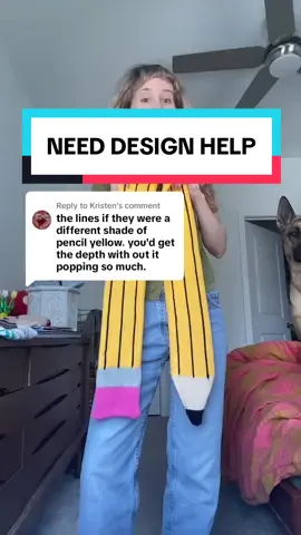 Replying to @Kristen what do you think?! I also want to make a set of colored pencil scarves #pencil #scarf #teacher #artist #writer #creativewriting #author #scarf #knit #knitting #productdesign 