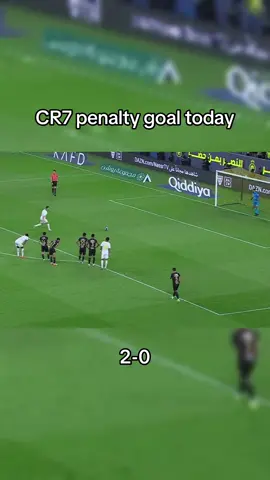 Cristiano Ronaldo penalty goal today #alnassr #cristiano #penalty #foruyou 