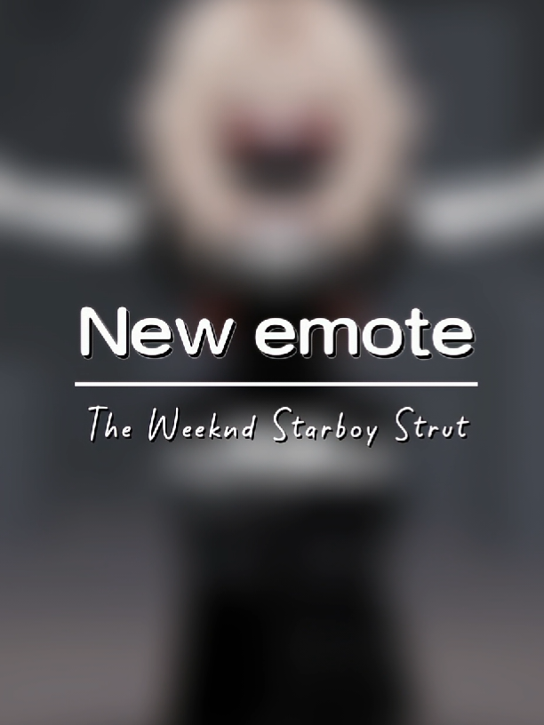 roblox  nuevo emote /New emote :The Weeknd Starboy Strut 🍷 #robloxedit #roblox #fyp #paratiiiiiiiiiiiiiiiiiiiiiiiiiiiiiii #robloxtiktok #emoteroblox #foryoupage 