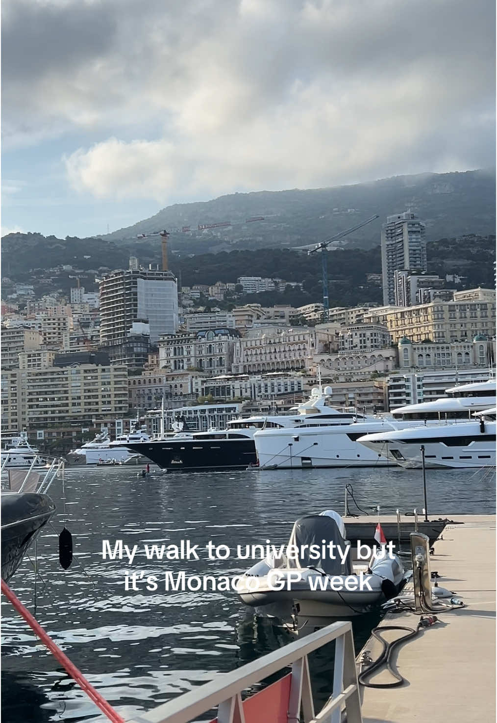 Monaco covered in barricades @Formula 1 #formula1 