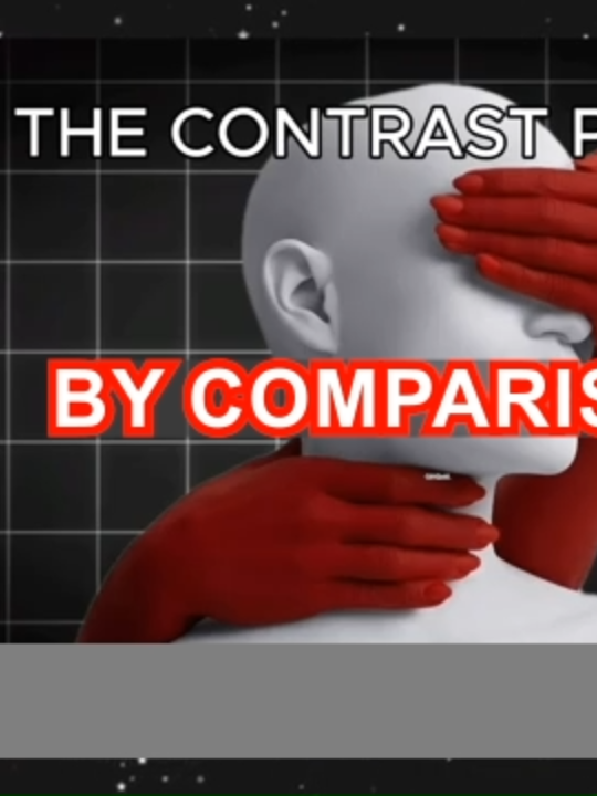 The contrast principle, the illusion of choices is one of the best and the worst of all. It's a control technique just to follow a certain way they. PART 31
