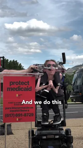 I joined @Caring Across Generations in Washington, D.C. as the newest member of their Creative Care Council to help kick off a 24-hour vigil to #protectmedicaid. Medicaid allows me to access my medical equipment, see my doctors, receive my medications, and pay for my caregivers—all at no cost to me. Medicaid is not only healthcare for 80 million people; it also pays for the long-term in-home care and services that millions of aging and disabled people rely on. Our members of Congress work for us, not the billionaires who want to benefit off of massive cuts to life-saving services. We must say NO to cuts to Medicaid!