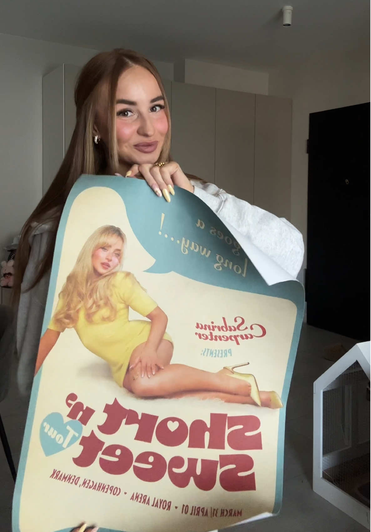 prezenty, które były w moim pakiecie vip na sabrinke #shortnsweet #sabrinacarpenter #vip #concert 