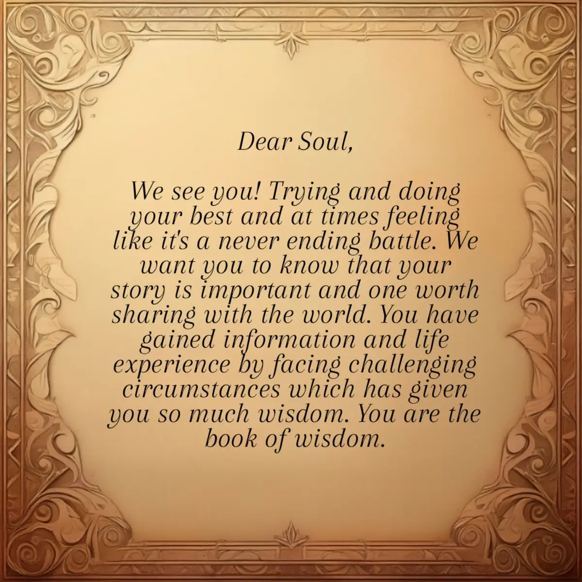 As I sat in meditation I was overwhelmed with a loving presence... 