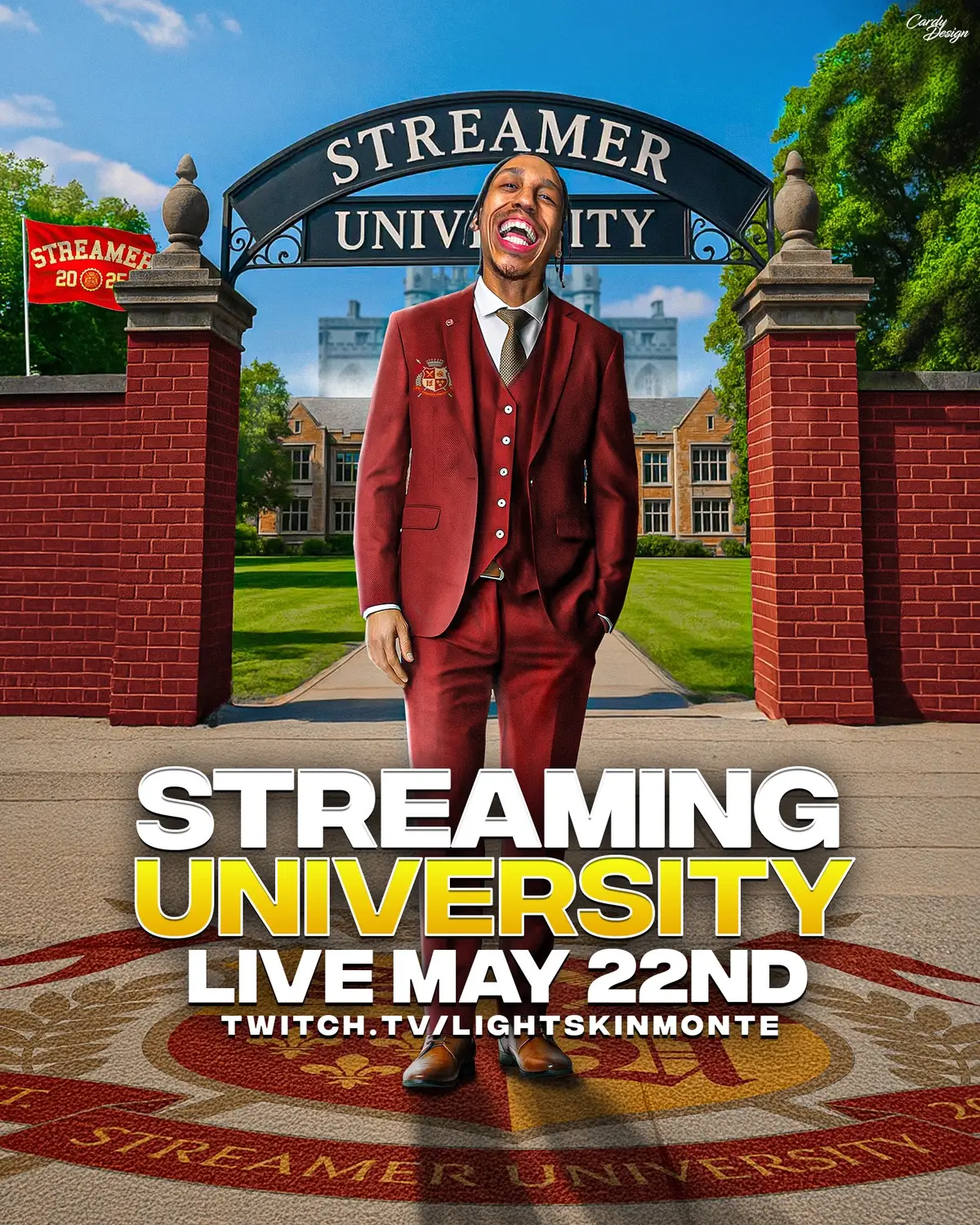 SEE YALL TOMORROW📚🔥Live On Twitch:LightskinMonte (LNK IN BIO)