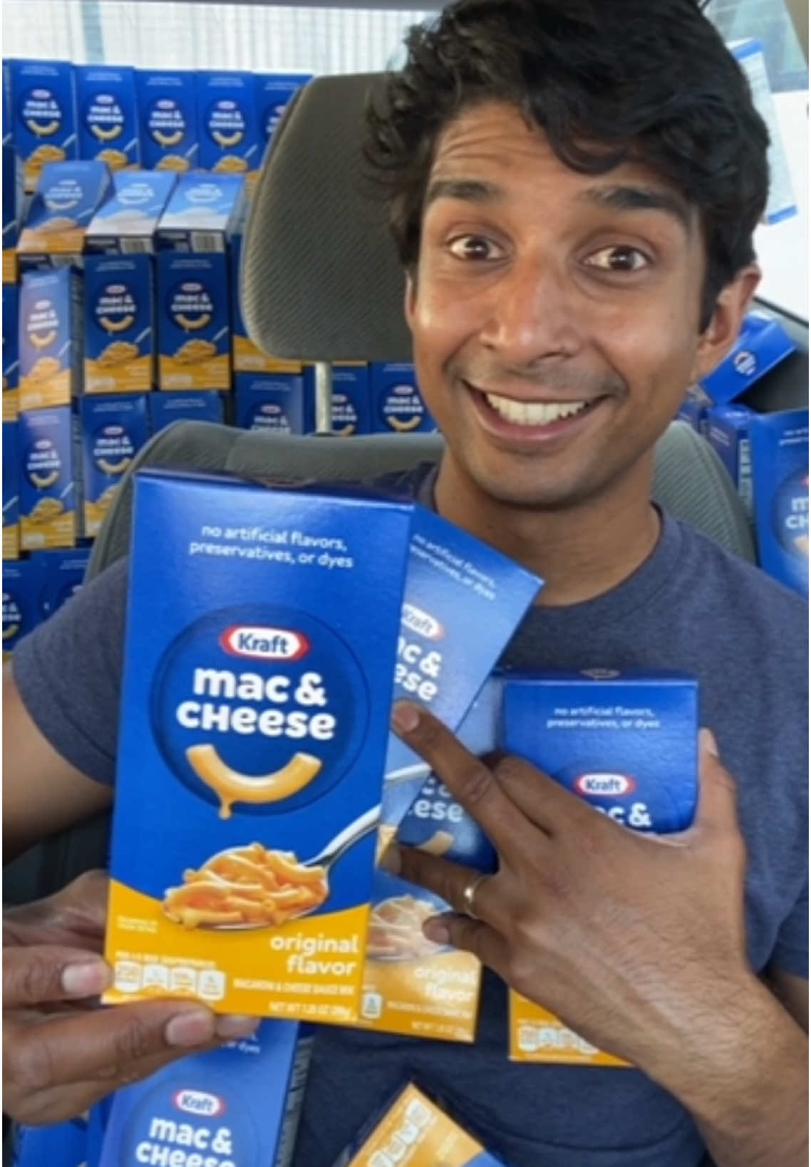 Can I eat 47 boxes of @kraftmacandcheese ?!? #fypシ #mukbang #macandcheese #kraft 