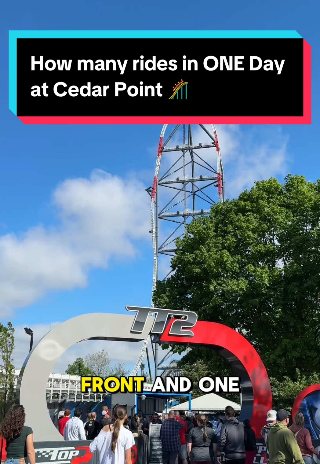 How many rides can I ride in one day at Cedar Point ? 🎢#rollercoaster #themepark #amusementpark #cedarpoint #ohio 
