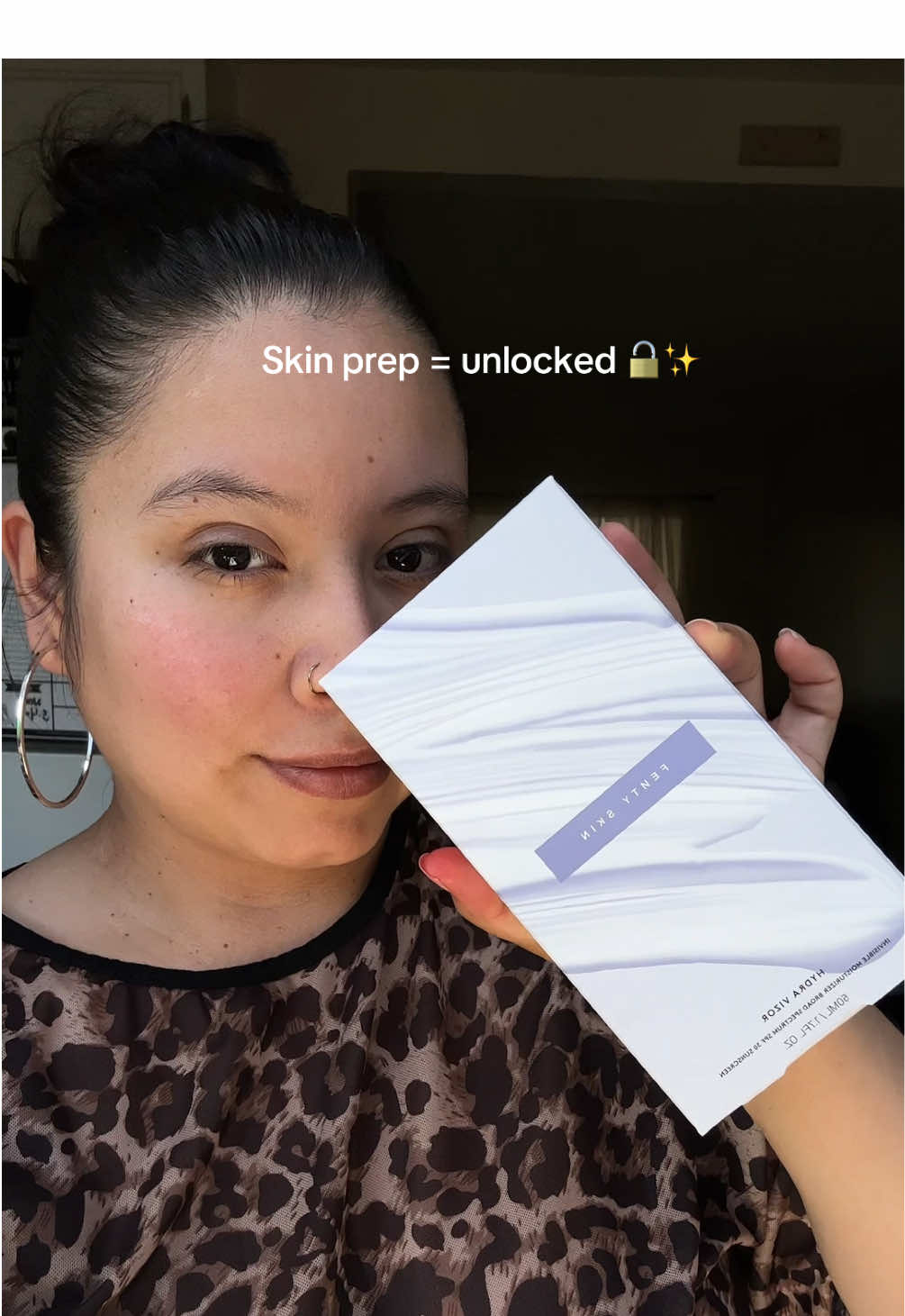 This Fenty Skin Hydra Vizor is THAT girl — Niacinamide, Hyaluronic Acid, SPF, and a glow that hits every time 💧☀️ No white cast. No greasy feel. Just dewy, protected skin all day 💅🏽 @Fenty Skin  #fentyskin #skinprep #glowyskin #gifted #fentyskinpartner 