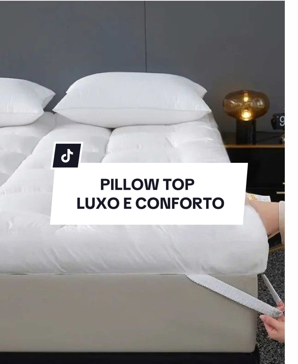 O pillow-Top trás um conforto extraordinário! Possui a espessura e suporte ideal, Hipoalergênico, regulador de temperatura, fixação segura, melhoria imediata do colchão, economia e versatilidade! Gostou?? Comente “EU QUERO” que te envio o link pelo direct!! 🤩👉🏻 #conforto #cama #dicas_utilidades #pillowtop #achadosshopee 