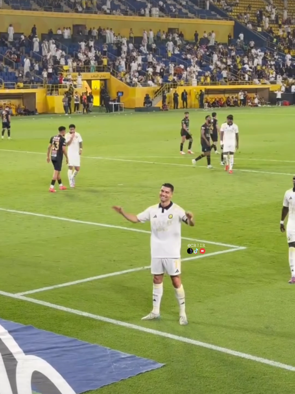 🔥🐐 Ronaldo goal vs Khaleej #CR7 #GOAT #AlNassr #Portugal