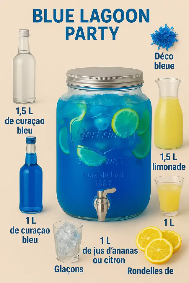 Tu prépares une soirée ? J’ai ce qu’il te faut ! Voici 10 recettes de cocktails géants à servir direct en bidon de 5L 😍 Mojito, Punch, Sex on the Beach, Limonade hard… de quoi régaler toute la team 🥂 ➡️ Faciles à faire ➡️ Ultra colorés 🌈 ➡️ Super Instagrammables 📸 💬 Dis-moi ton préféré en commentaire ! 👇 Et surtout n’oublie pas : ❤️ Like 🔖 Enregistre 🔁 Partage 👥 Identifie tes potes de soirée ! #cocktail #recettefacile #ideerecette #soiree 