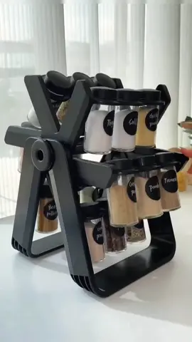 ✨Rotating ferries wheel spice rack - keep your kitchen organized & stylish 🤩 Link in bio