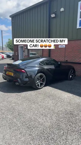 Someone scratched my SUPRA 🤬 #zacstudd #carsoftiktok #cartiktok #carinsurancehacks #carinsurancetips #insurancetiktok #toyotasupra 