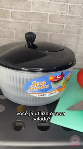 Ótima opção para quem ama comer uma salada bem crocante. Comente aqui que te envio o link 🤍 #centrifugasaladas #saladasaudavel #cozinha #achadinhosshopee #shopee #melhoresachadinhos #itensdecozinha #fyp 