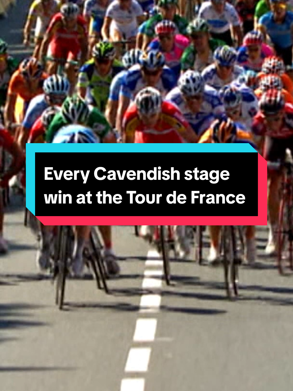 EVERY Tour de France stage win for Sir Mark Cavendish. Happy birthday to this legend 🎂 #cycling #roadcycling #letourdefrance 