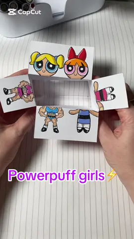 ❤️Subscribe to my YouTube channel, link in profile description Powerpuff girls🤩💪🏼🥰🥰🥰 #powerpuffgirls papercraft #crafts #craftideas #art diy #diycrafts 
