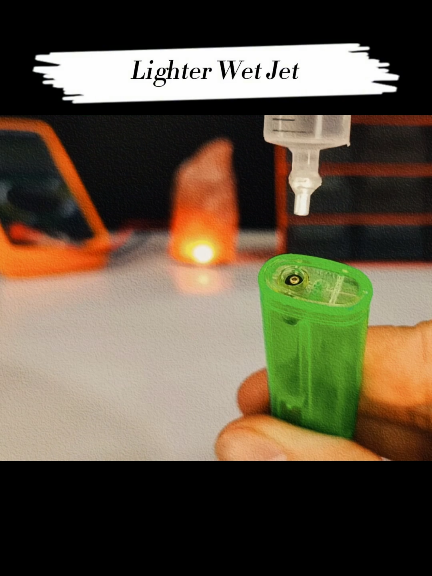 Lighter Wet Jet Trick (Lifehacks)!! #hacks #lighter #jet #tipsandtricks #foryou #fyp 