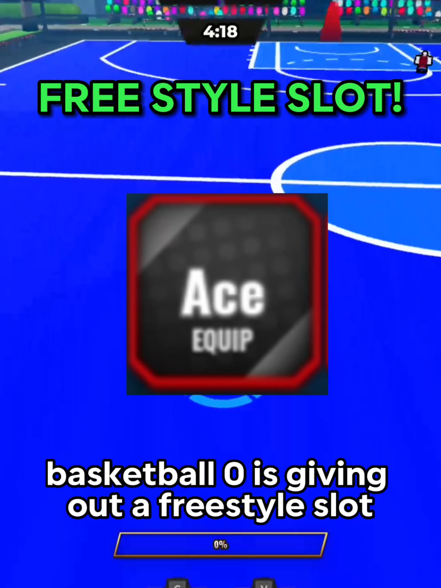 FREE STYLE SLOT! #roblox #anime #basketballzero #basketball #fyp #sports