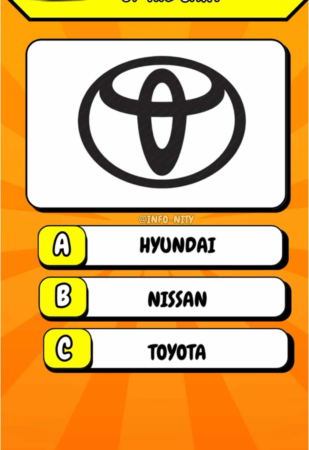 What is the Brand of this Car? #quiz #quiztime #car #brand #carbrand #logo #fyp #usa #Viral #makeitviral #usa_tiktok 