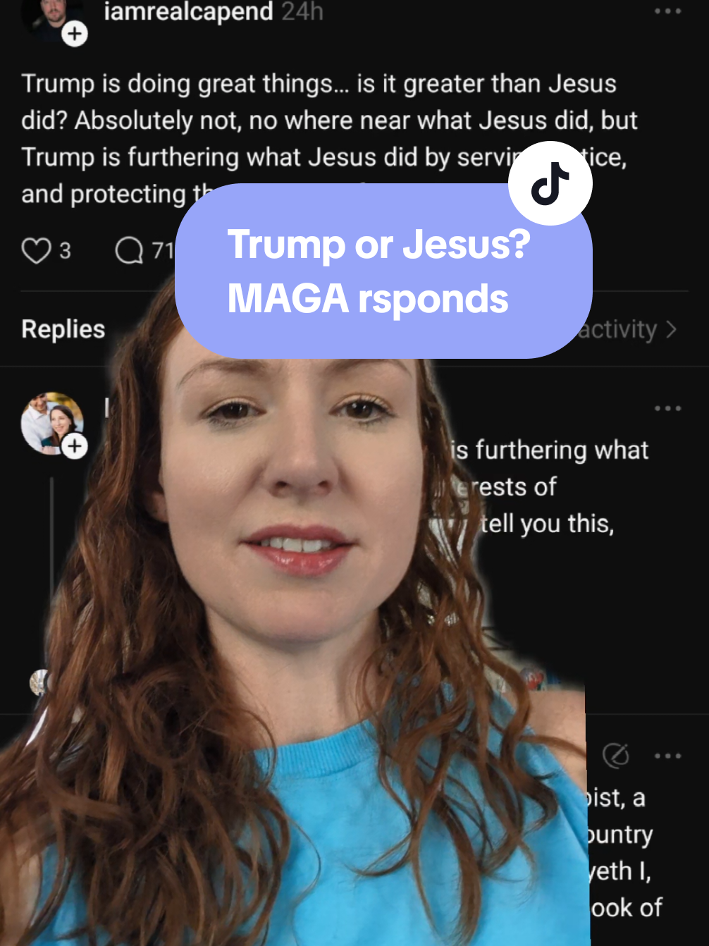 MAGA Christians have the worst takes. #christianhumor #christiannationalism #trumpsupporters #aprilajoy  #exvangelical #greenscreen 