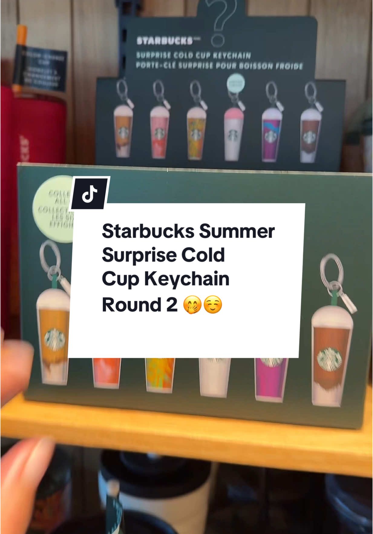 I went for round 2 and this is what I got 🥲 Whyyyyy!? #Starbucks #StarbucksMystery #CoffeePassport #MeghsCups #NewAtStarbucks #FrappuccinoKeychain #StarbucksSummer 