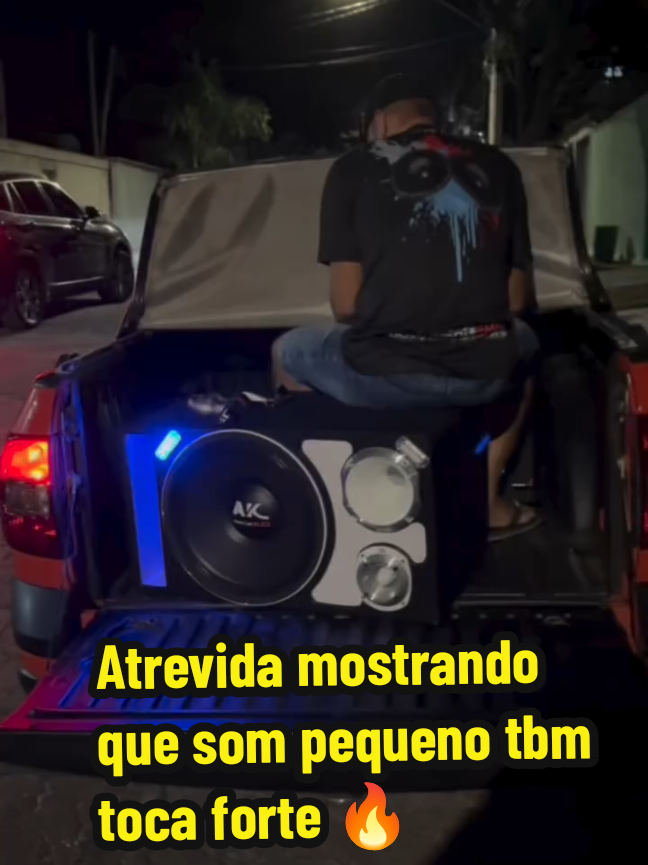 caixa trio atrevida tocando forte #somdasmidias 