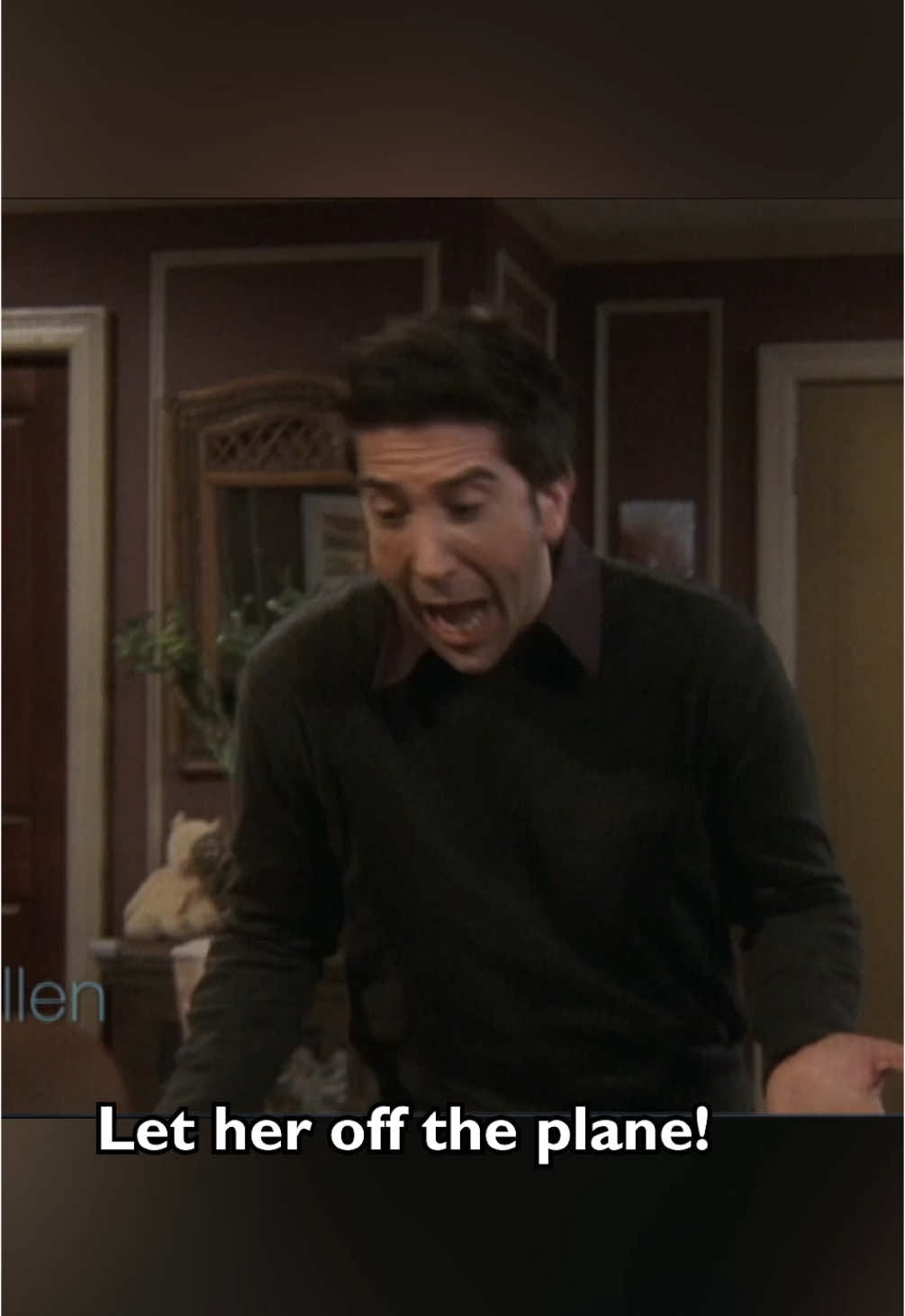 My scene was cut from the #Friends finale but luckily I have it right here for you to see.  #theellenshow #davidschwimmer #throwback #friendsfinale 