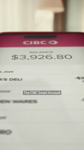 See your money and make sense of it with the CIBC Smart™ Account.