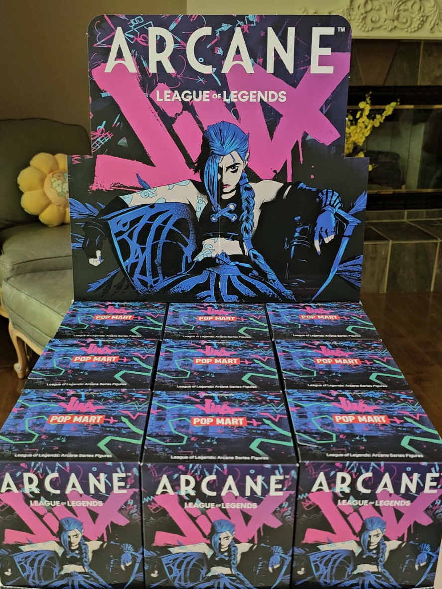 Which Arcane character is your favorite?! • @POP MART US  • #arcane #leagueoflegends #arcaneleagueoflegends #blindbox #blindboxes #blindboxcase #jinx #vi #ekko #caitlyn #heimerdinger #jayce #viktor #warwick #vander #mel #popmart #popmartus #popmartglobal #popmartblindbox #blindboxunboxing #lol #fyp 