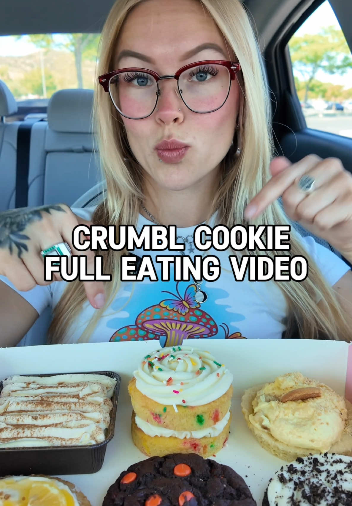 Crumbl cookie FULL EATING VIDEO!! Everyone keeps asking for full eating videos and I shall give!! I just feel weird posting the same thing twice but I like to make everyone happy!!💗♥️💗♥️💗 #mukbang #fulleating #swallows #yesieateverything #noidontspit #imabigback #likewhowouldspityummyfoodout #jillyeats #fulleatingvideo #crumbl #crumblcookie #cookiemukbang #cookies #mukbangs #foodvideo #eatingshow #eatwithme #fypシ 