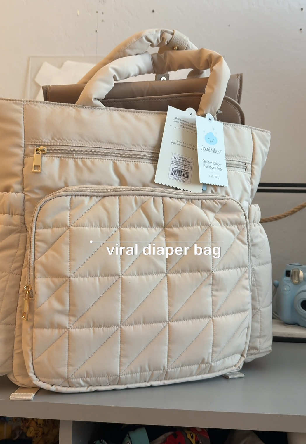 9 week countdown for baby girl🤍 Cloud Island @target  #diaperbag #targetbaby #babyfinds #expectingmom #fyp 